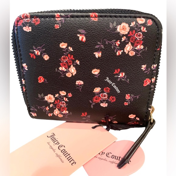 🌹NWT Juicy Couture Pretty Bow Small Zip Wallet - Picture 7 of 7